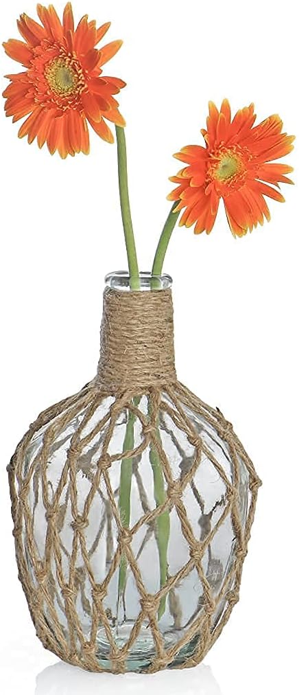 Glass Flower Vase — 10" - View 4