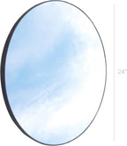Metal Round Mirror — 0.8" - View 4