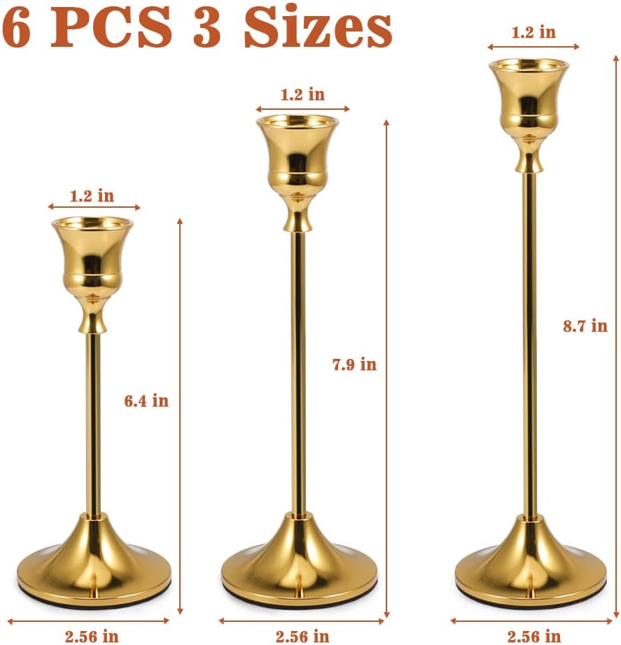 Luxe Gold Candle — Set of 6 - View 2