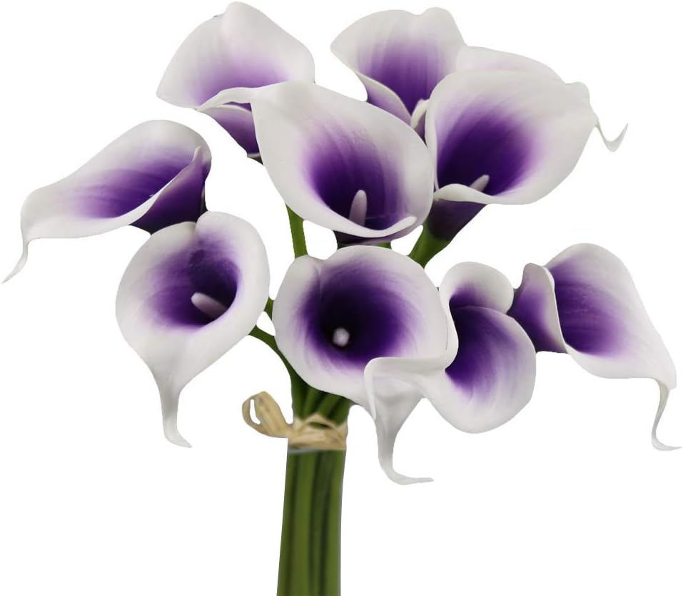 Beige Artificial Flowers — Picasso Purple