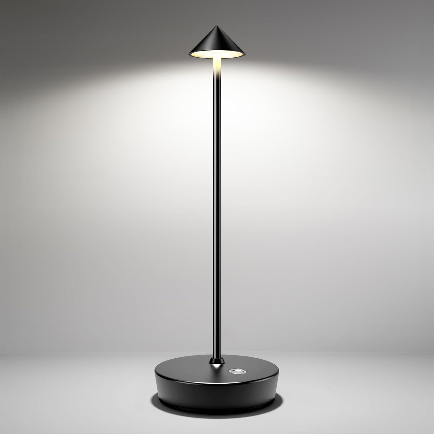 Cordless Luxe Black Desk Lamp — Black