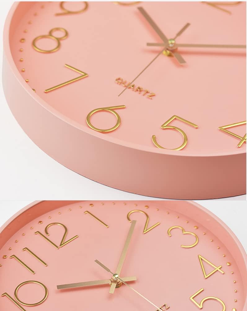 Battery Operated Modern Blue Wall Clock - View 3