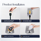 Dimmable Black Table Lamp - View 6
