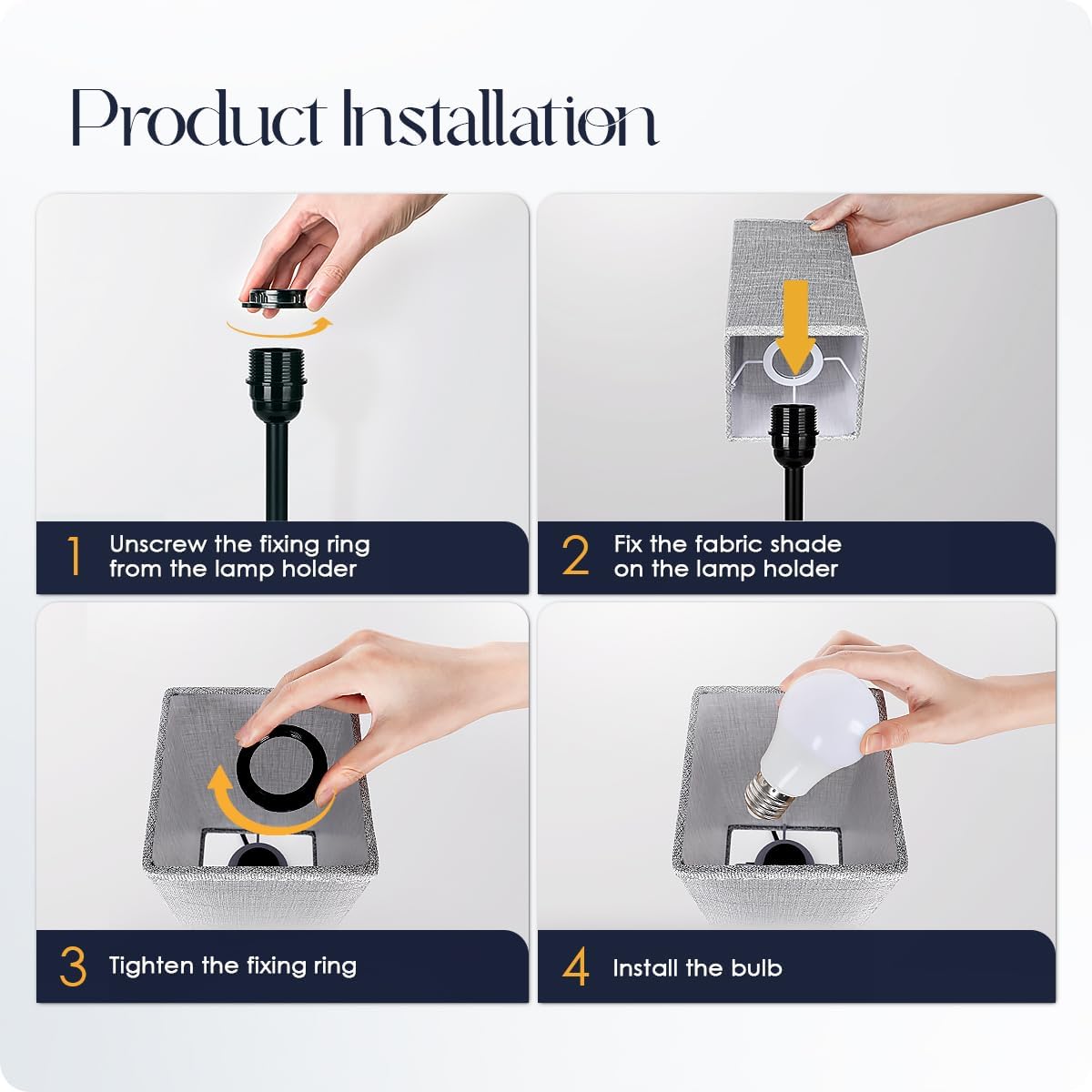 Dimmable Black Table Lamp - View 6