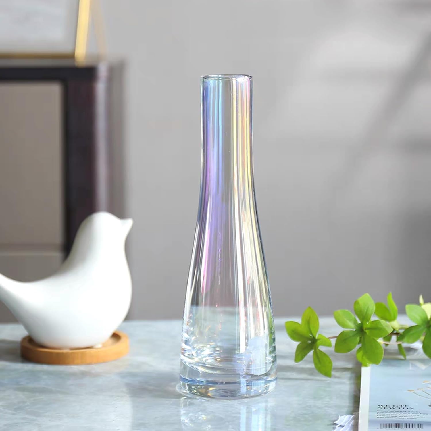 Glass Flower Vase — 8.3" - View 5
