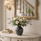 Boho Beige Flower Vase — 6" - View 9
