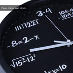 Battery Operated Glass Wall Clock — 12" - View 2