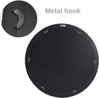 Round Boho Brown Wall Mirror — 24" - View 5