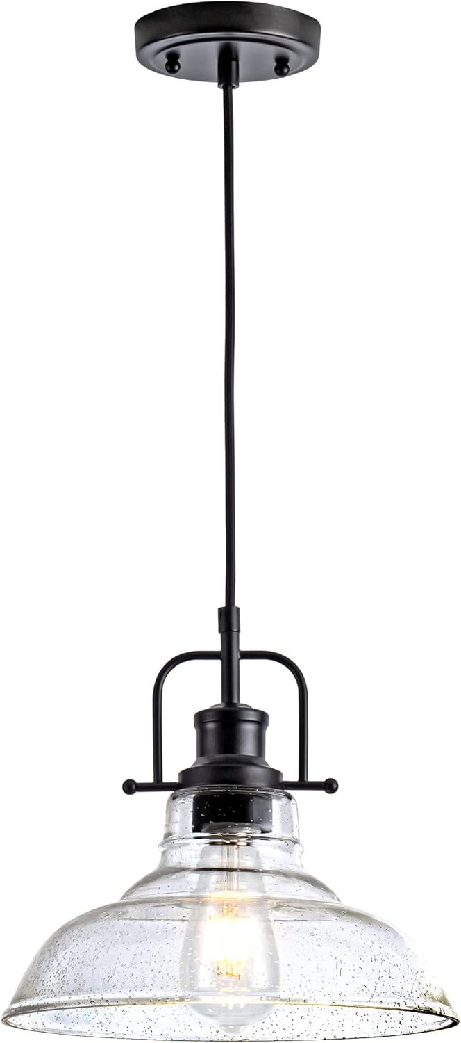 Adjustable Black Pendant Light — Black