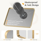 Framed Luxe Black Wall Mirror — 40" - View 3