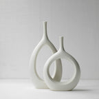 Mid-Century Ceramic Vase Set - View 6