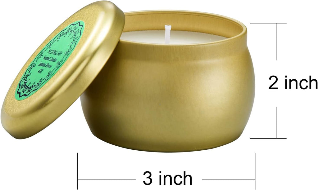 Soy Wax Metal Scented Candle - View 4
