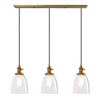 Oval Luxe Black Chandelier