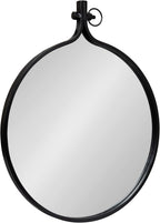 Framed Modern Black Wall Mirror — 28.5" - View 6