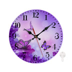Battery Operated Pink Wall Clock — 10"