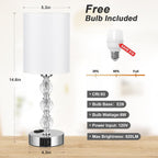 Dimmable Luxe Black Table Lamp - View 6