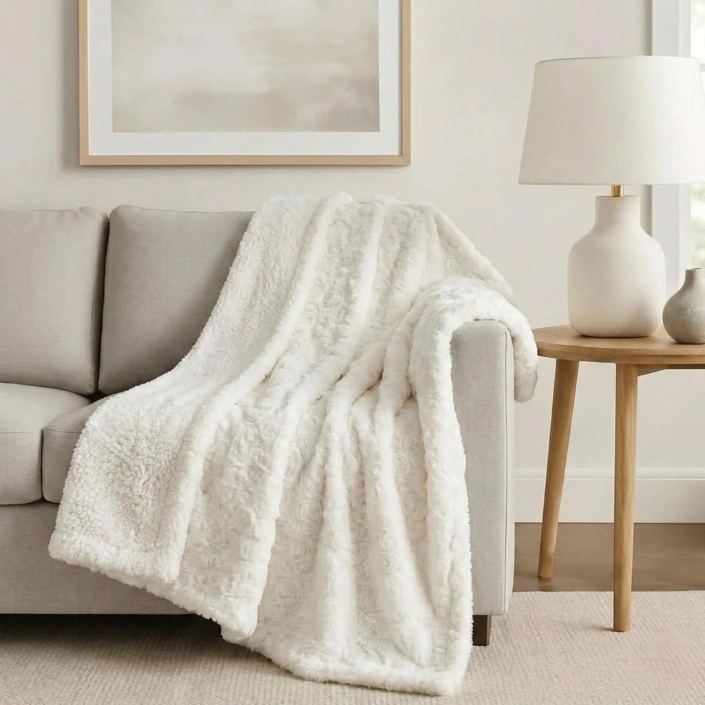 Luxe Brown Throw Pillow — 63"