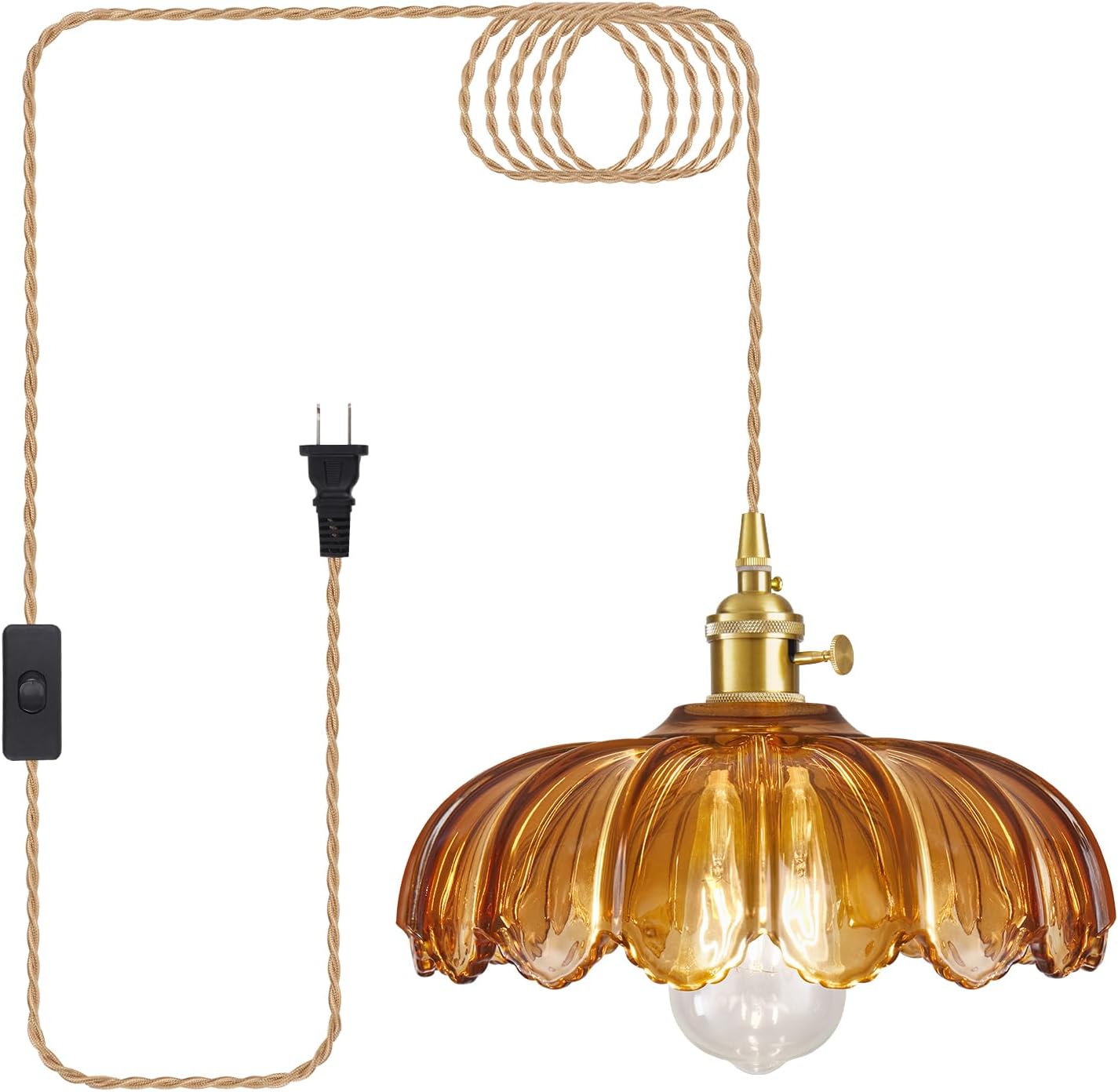 Brown Pendant Light — Brown