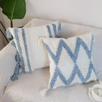 Tufted Boho Metal Throw Pillow Cover — 20" - View 9