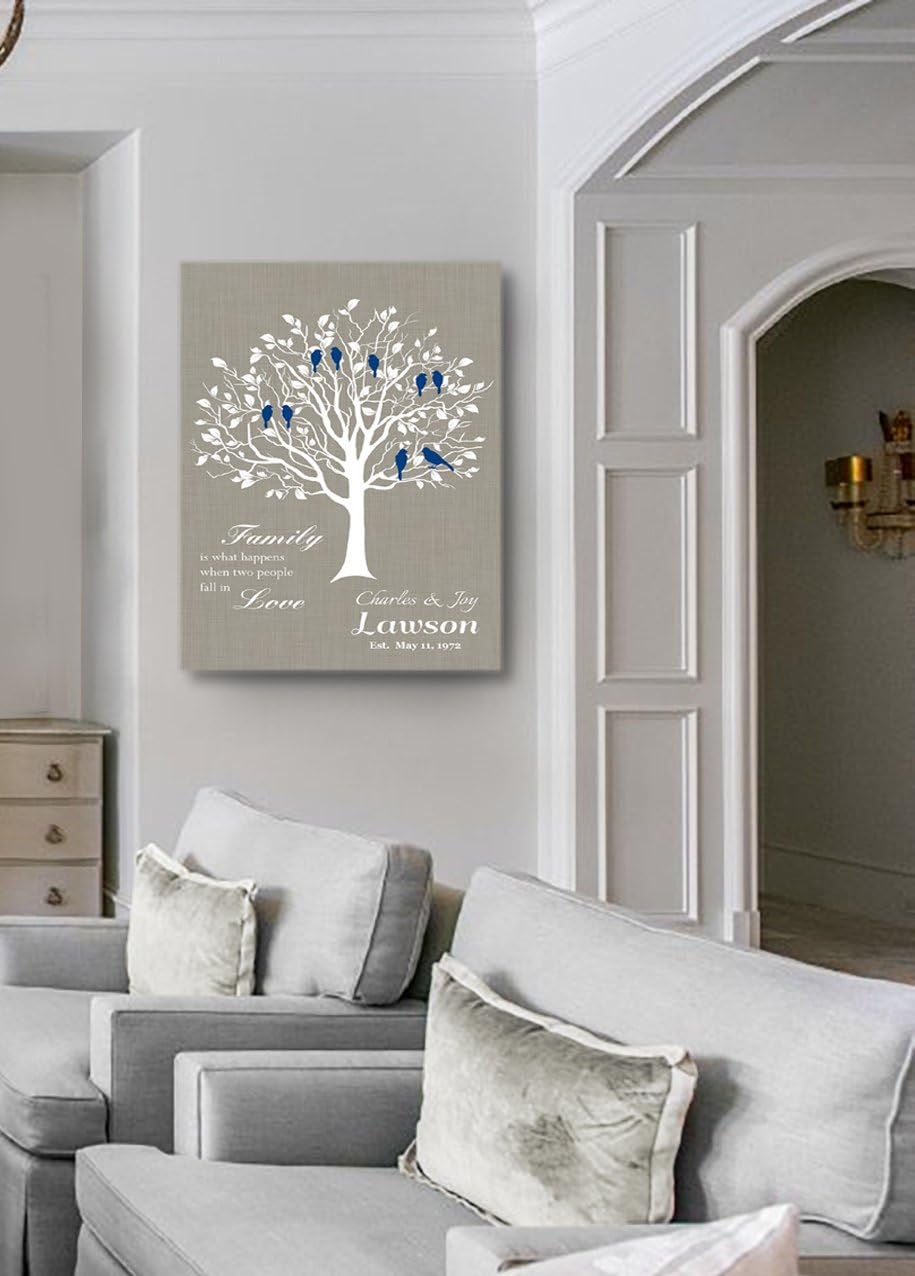 Personalized Beige Wall Decor — 14" - View 5