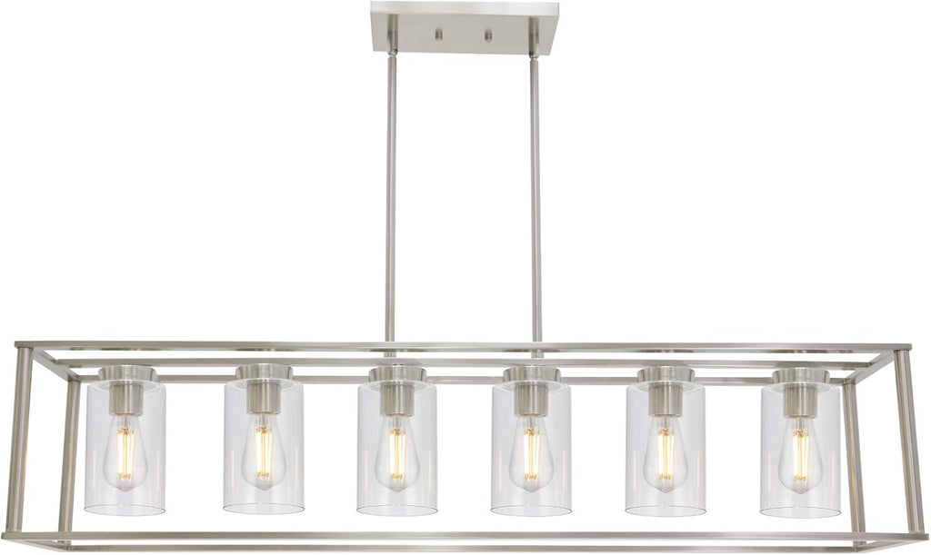 Farmhouse Black Chandelier — 6-Light — 6 Light