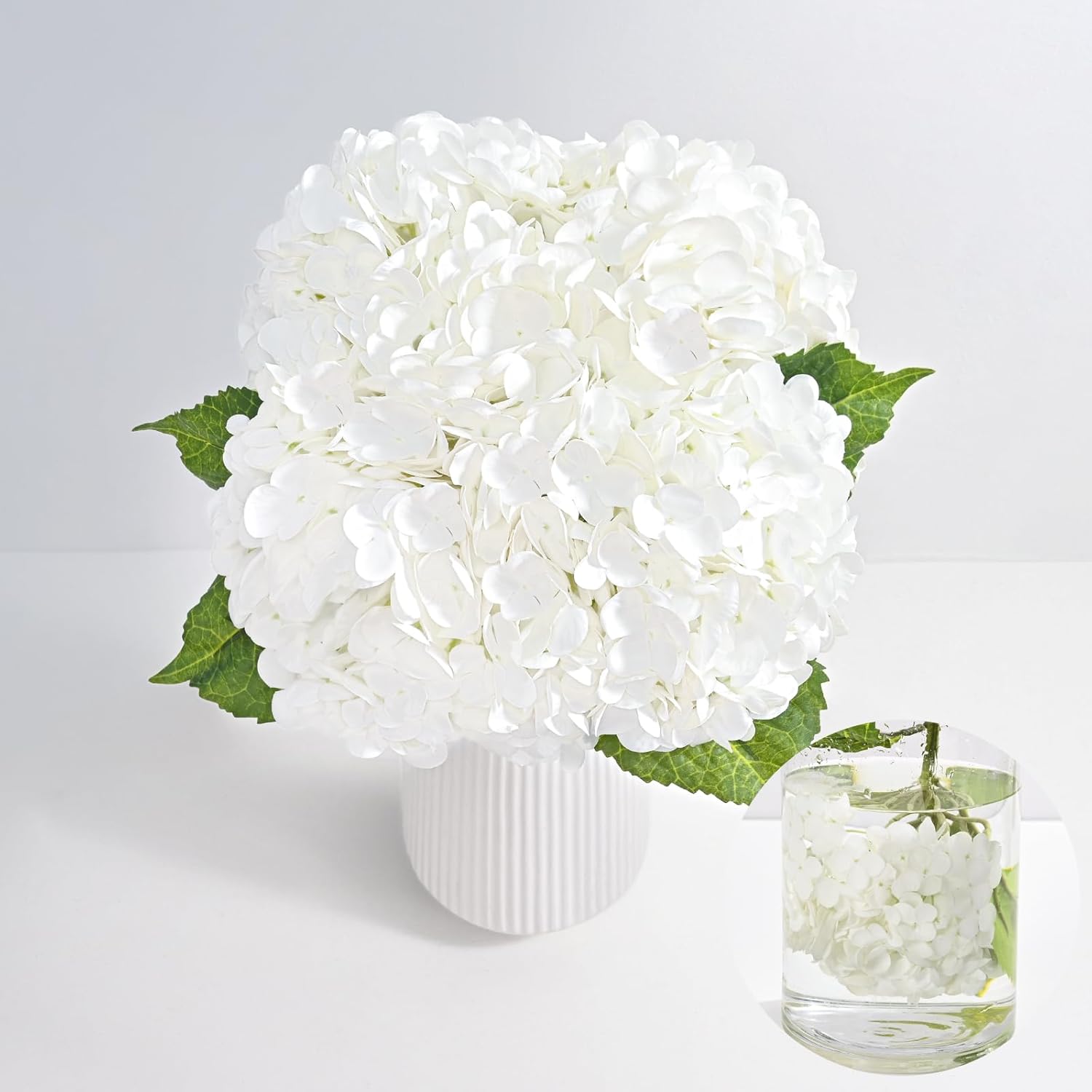 Blue Artificial Flowers — 4Pcs