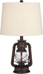 Farmhouse Gold Table Lamp — 23" - View 2