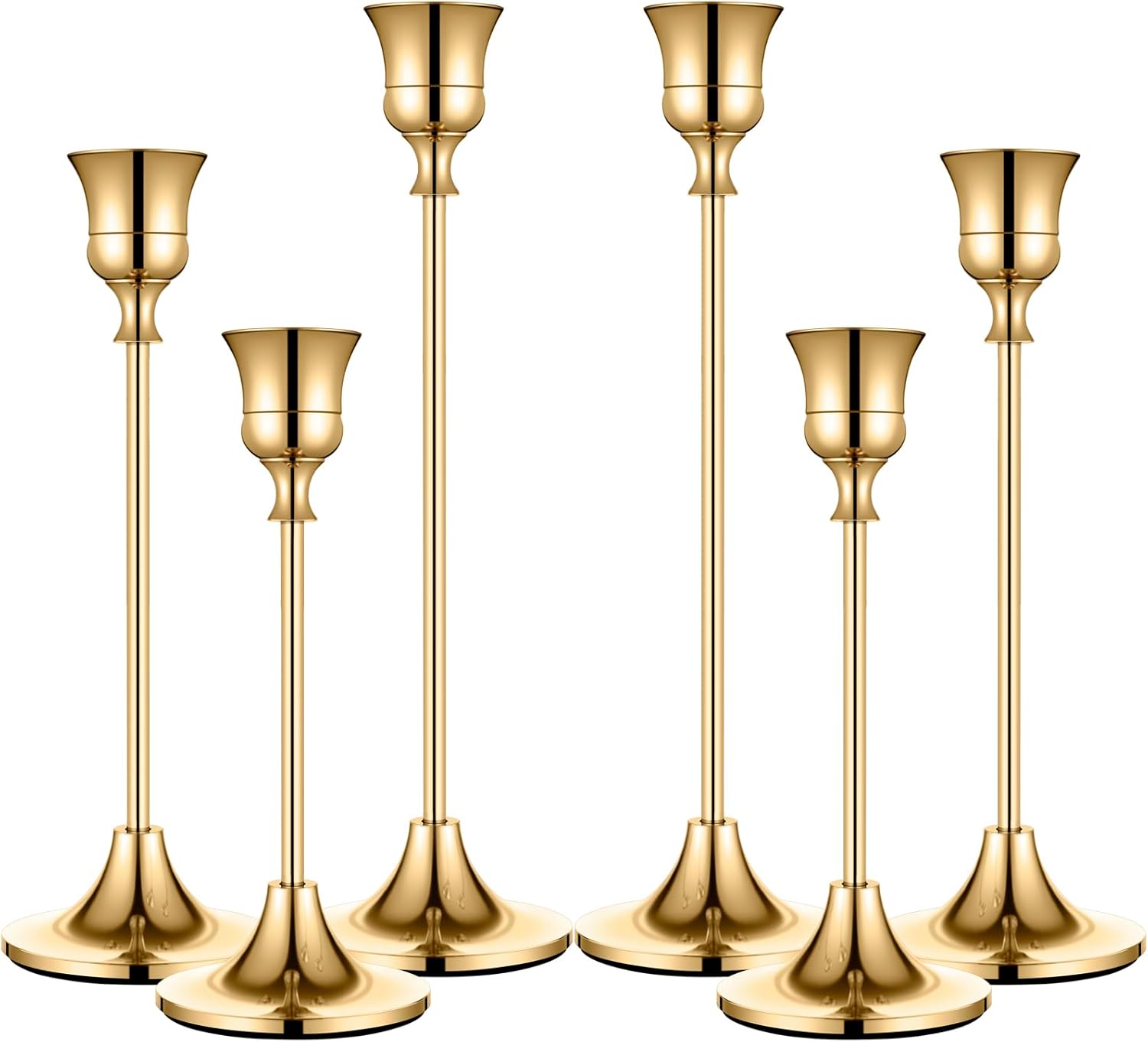 Vintage Black Candle — Gold