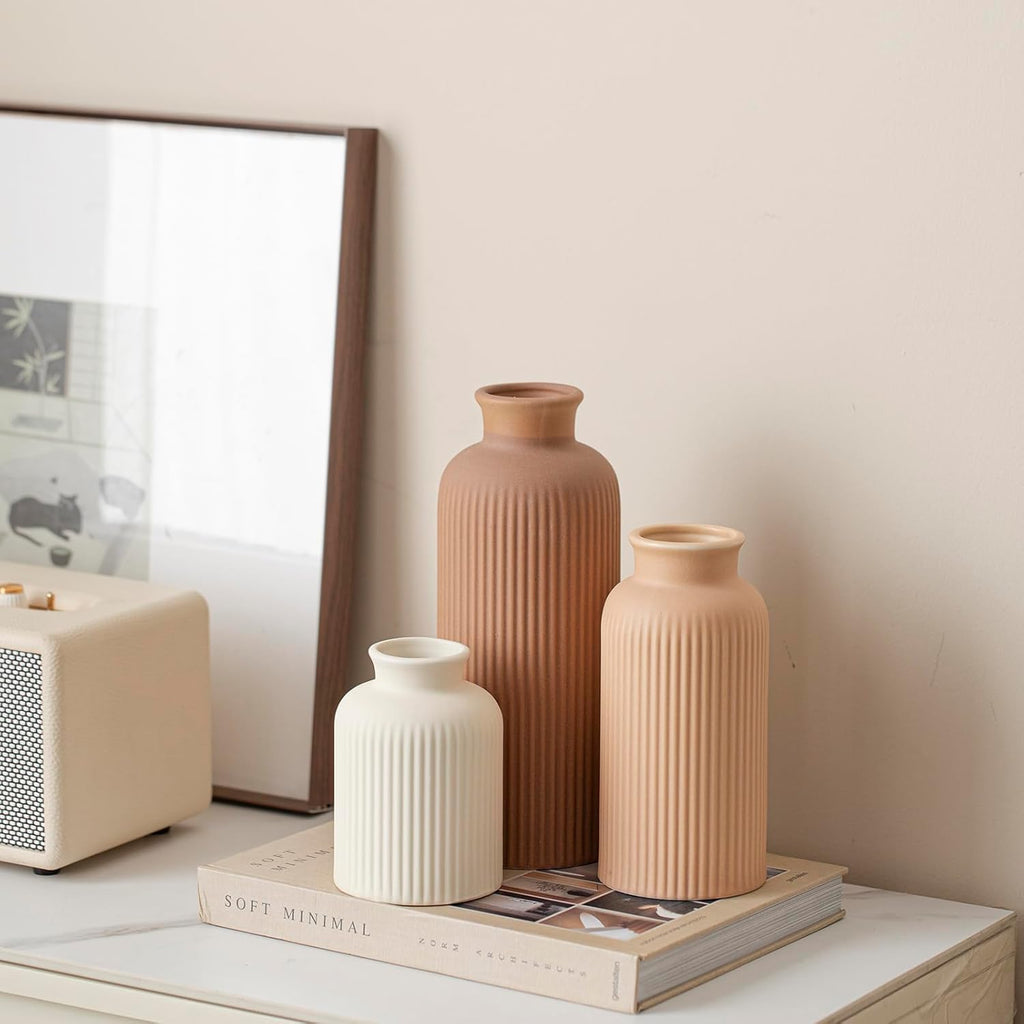 Modern Beige Decorative Vase - View 8