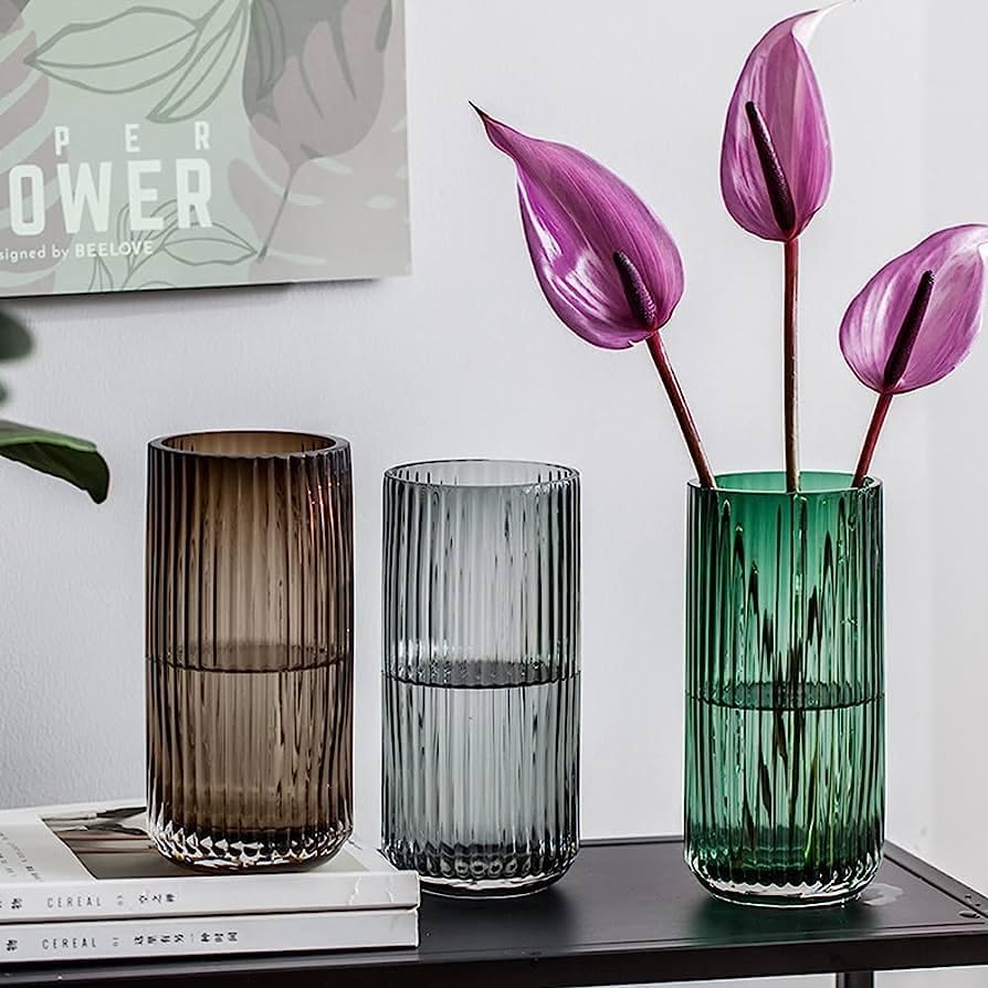 Farmhouse Green Flower Vase — 8" - View 5
