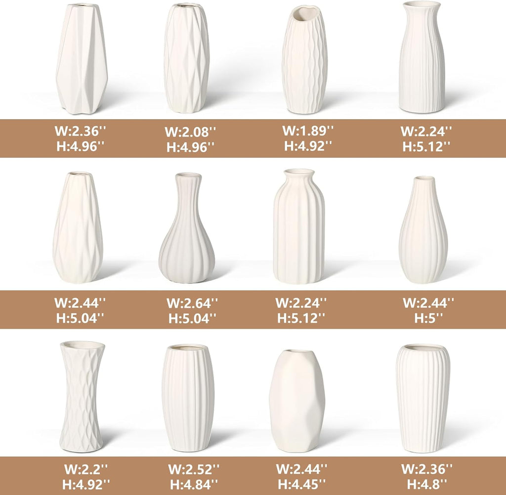 Boho Ceramic Vase — Set of 12 - View 2