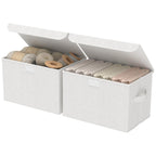 Beige Storage Bin — 2x7