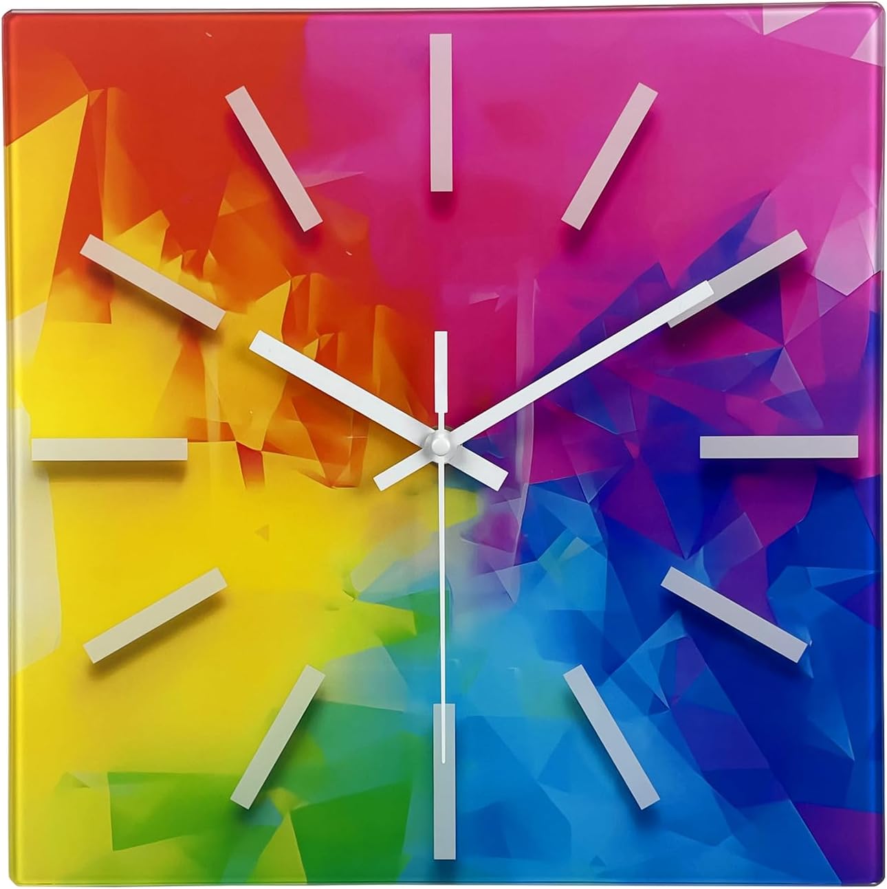 Battery Operated Black Wall Clock — 12" — 12 Inch