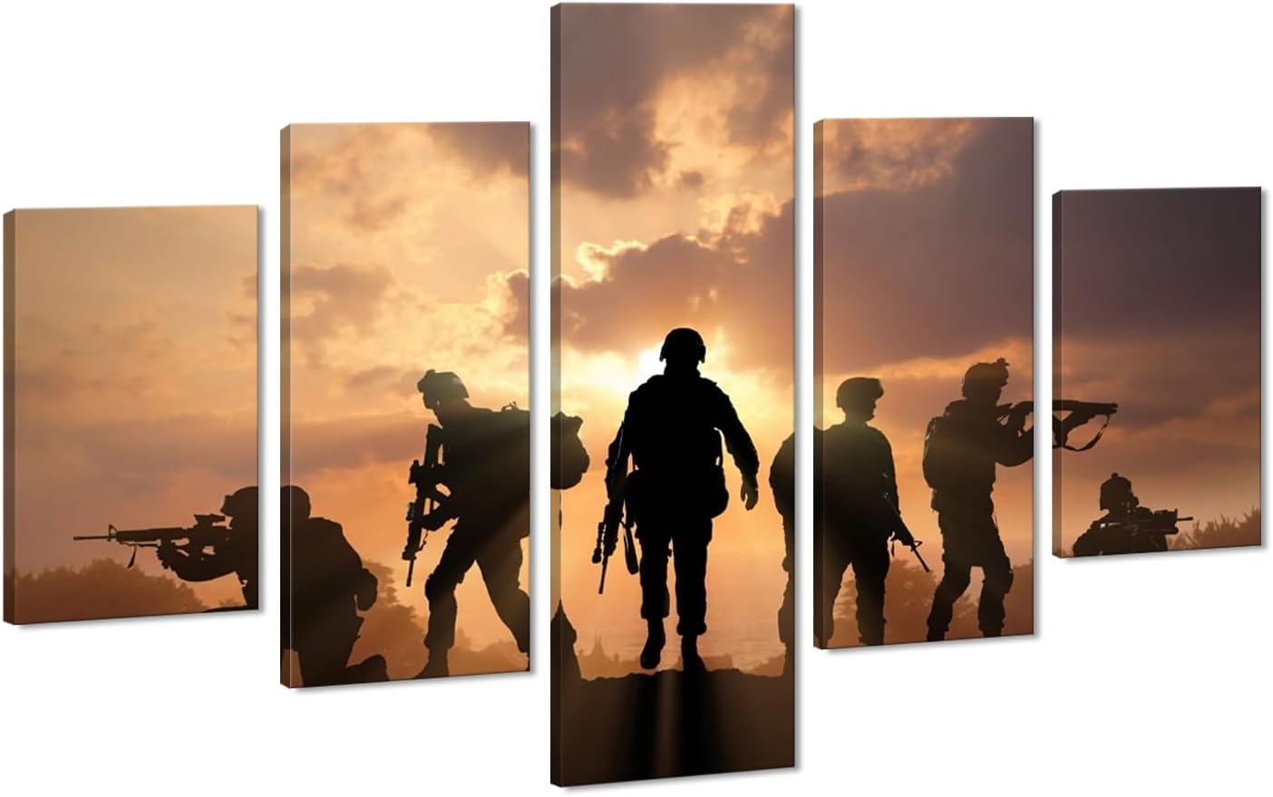 Framed Brown Wall Decor — 50" — Art-brown