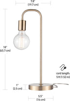 Luxe Black Table Lamp — 18" - View 7