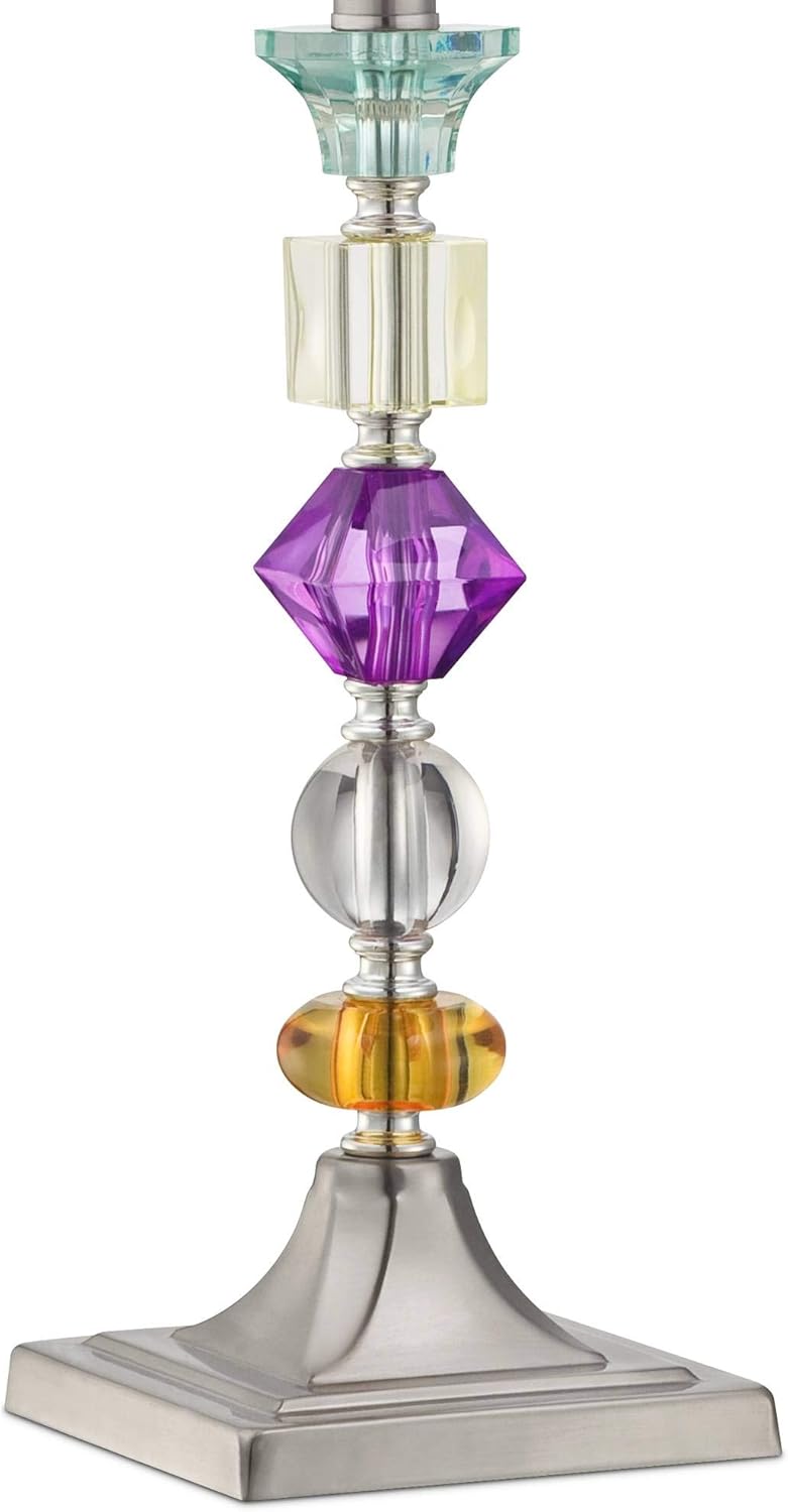 Boho Purple Table Lamp — 25.5" - View 5