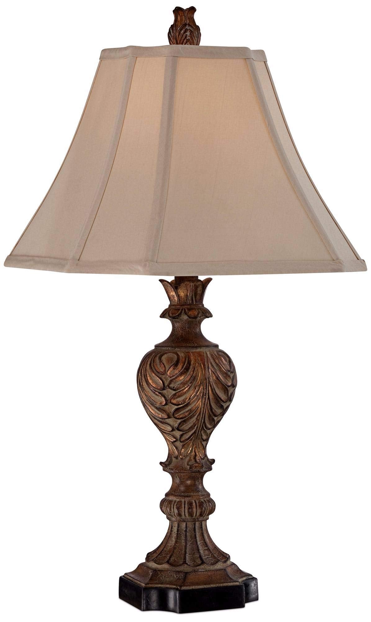 Brown Table Lamp — 25.5"