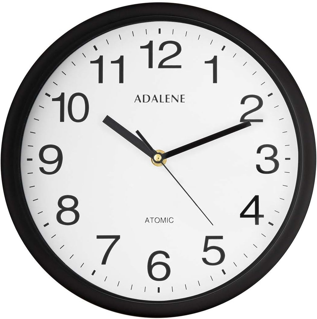 Battery Operated Mid-Century Wall Clock — 10" - View 4