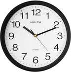 Battery Operated Mid-Century Wall Clock — 10" - View 4