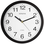 Battery Operated Mid-Century Wall Clock — 10"