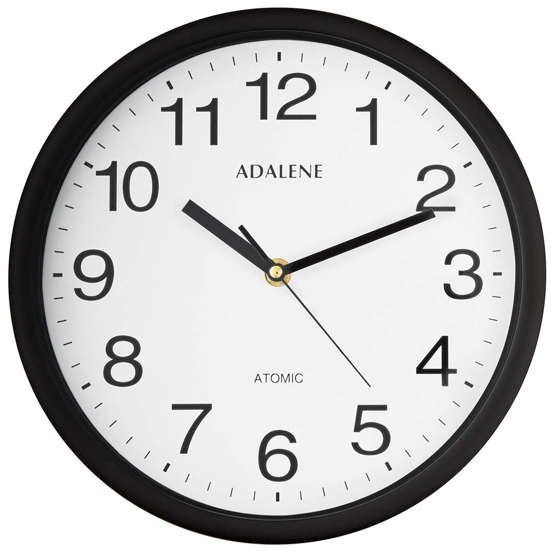 Battery Operated Mid-Century Wall Clock — 10"