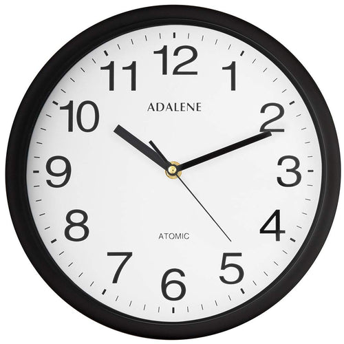 Battery Operated Mid-Century Wall Clock — 10"
