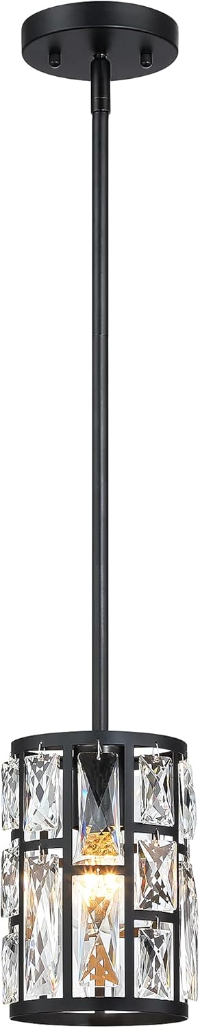 Luxe Black Chandelier — Black