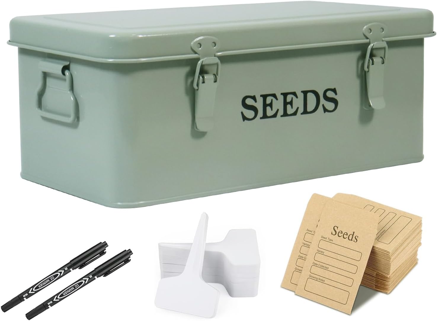 Black Storage Basket — Green Kit