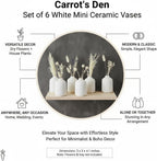 Boho Ceramic Vase — Set of 6 - View 3