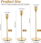 Luxe Gold Candle — 4" - View 2