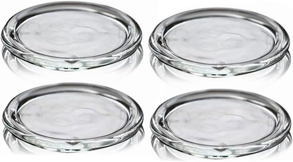 Round Glass Candle — 4" — 4pack-3inch