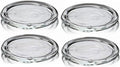 Round Glass Candle — 4" — 4pack-3inch