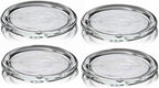 Round Glass Candle — 4" — 4pack-3inch