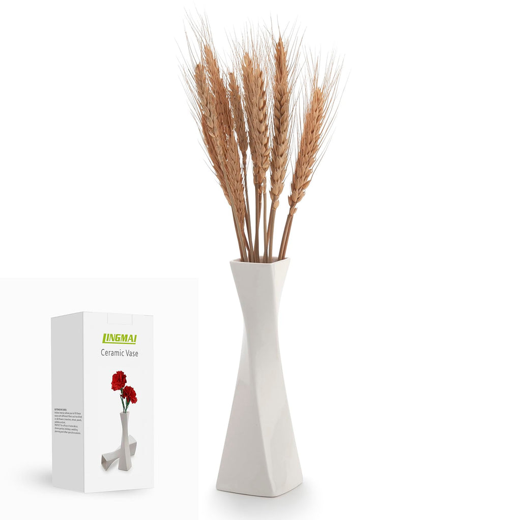 Farmhouse White Decorative Vase